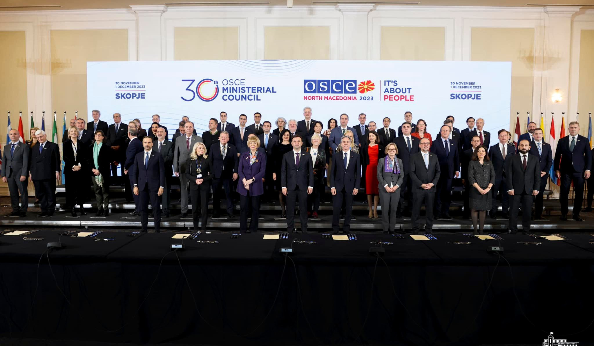 Informal contacts took place during opening ceremony of OSCE Ministerial Conference