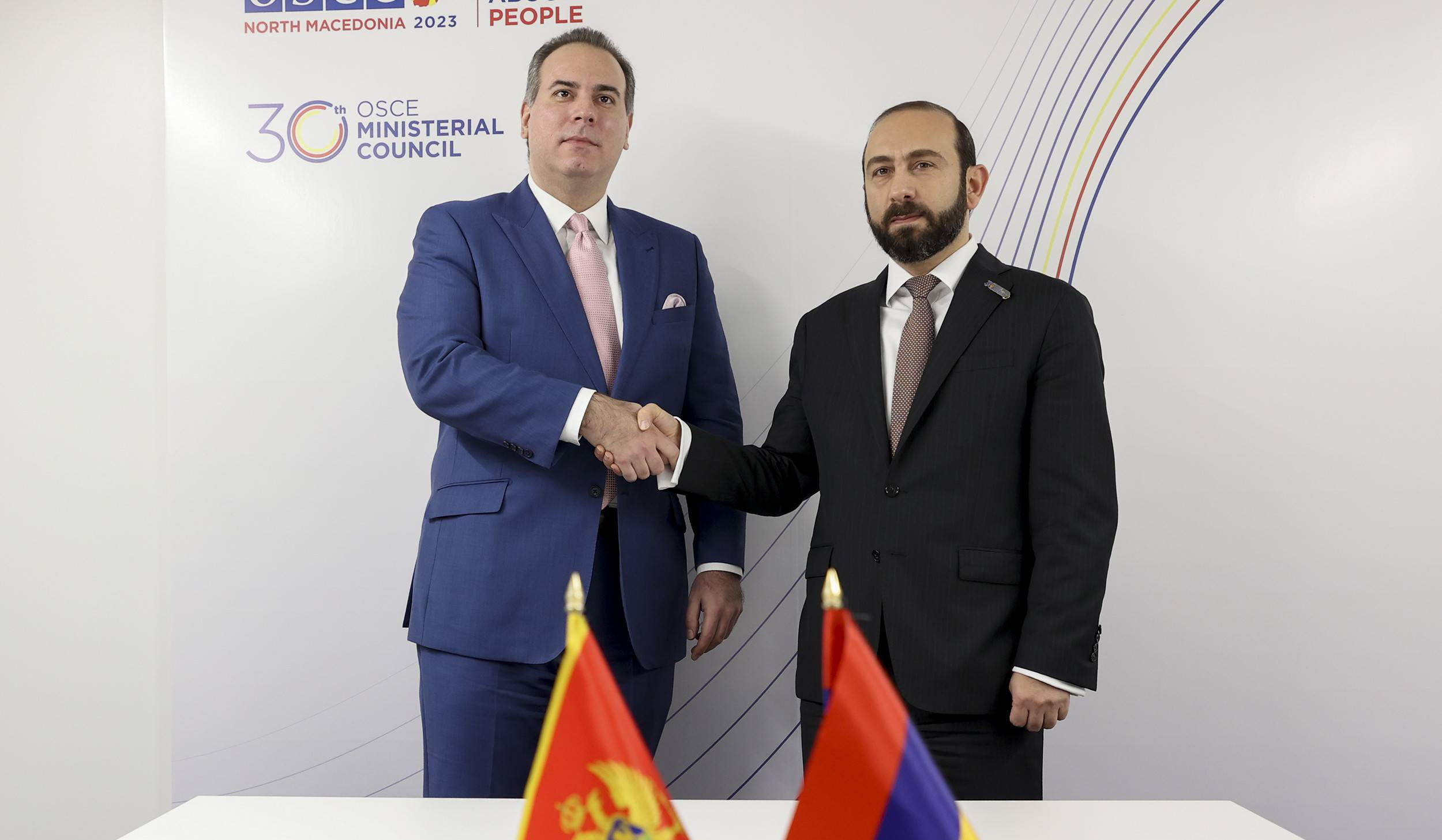 Министры иностранных дел Армении и Черногории обсудили региональные вопросы