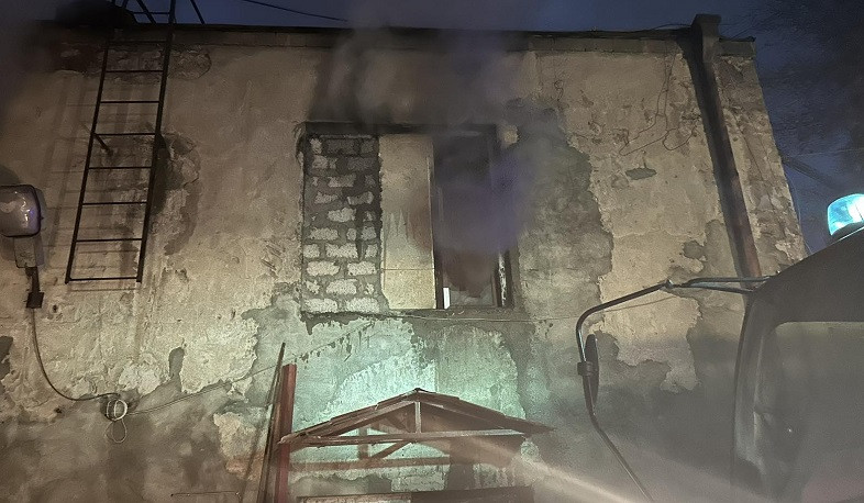 Հրդեհ Նիկողայոս Տիգրանյան փողոցում գտնվող թեյի արտադրամասում