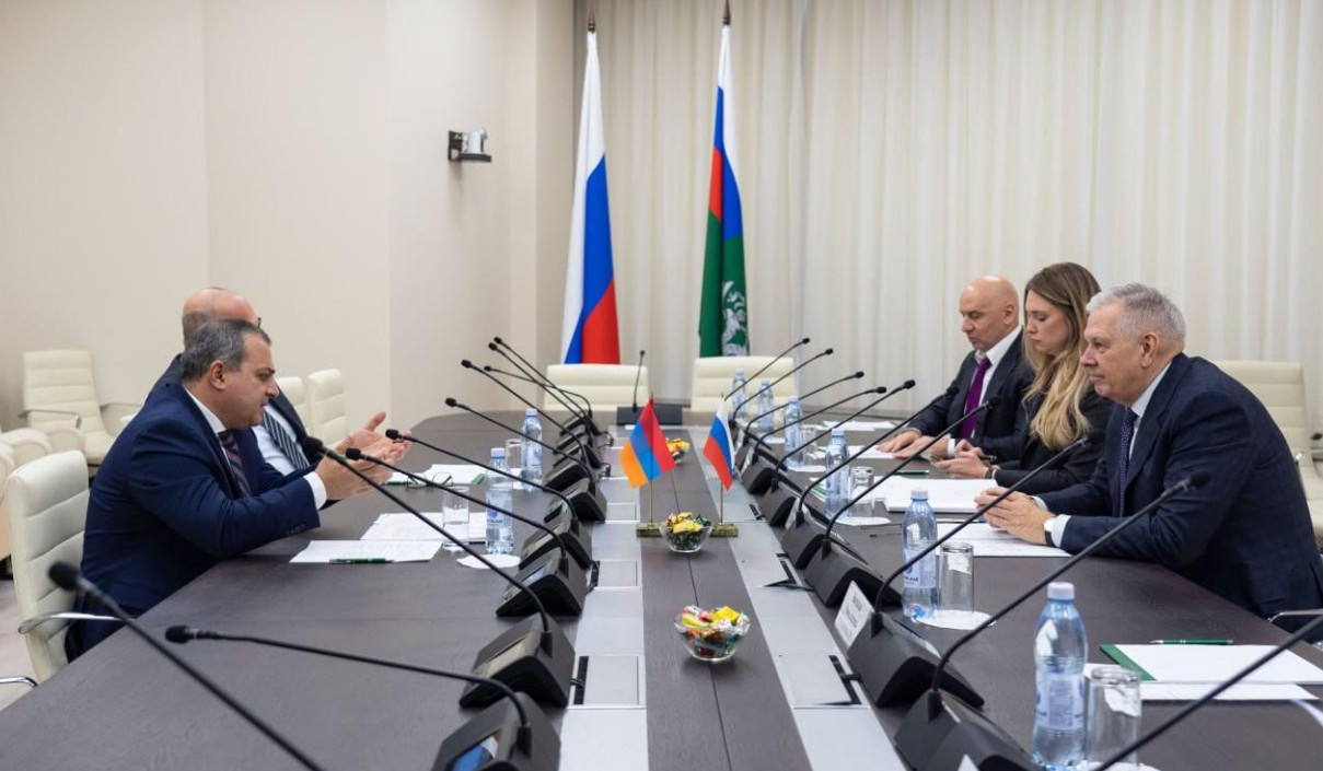 Armen Hayrapetyan and Sergey Dankvert discussed current issues of mutual trade