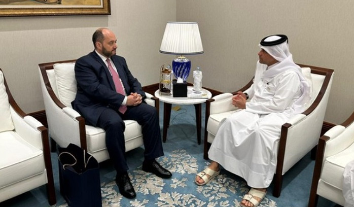 Արայիկ Հարությունյանը Կատարի Էմիրի դիվանի ղեկավարին ներկայացրել է «Խաղաղության խաչմերուկ» նախագիծը