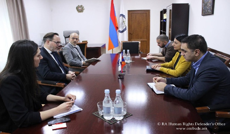 HRD discussed with head of French delegation in PACE issues of protection of rights of forcibly displaced persons from Nagorno-Karabakh