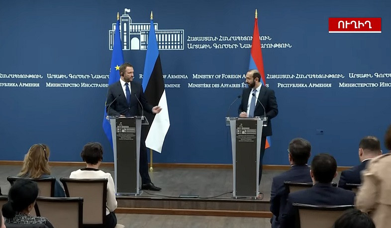 Ermənistan və Estoniya xarici işlər nazirləri giriş və çıxış vizasının liberallaşdırılması məsələsini müzakirə ediblər