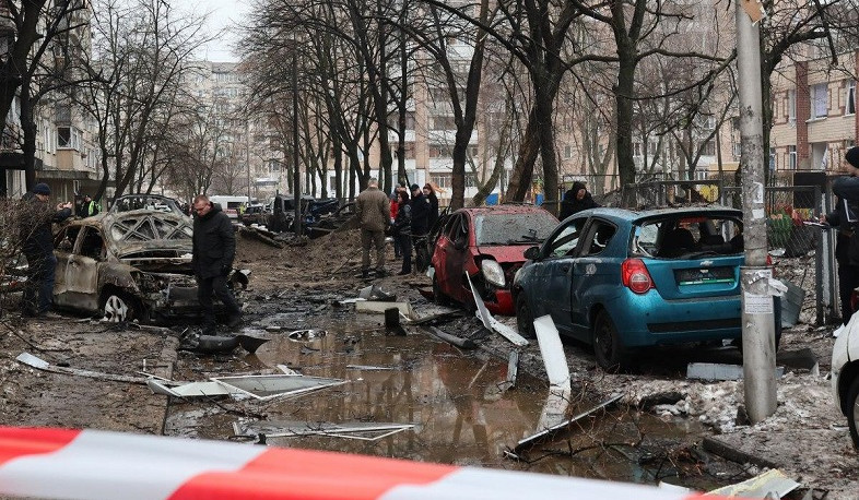 Столицу Украины ночью атаковали баллистическими ракетами