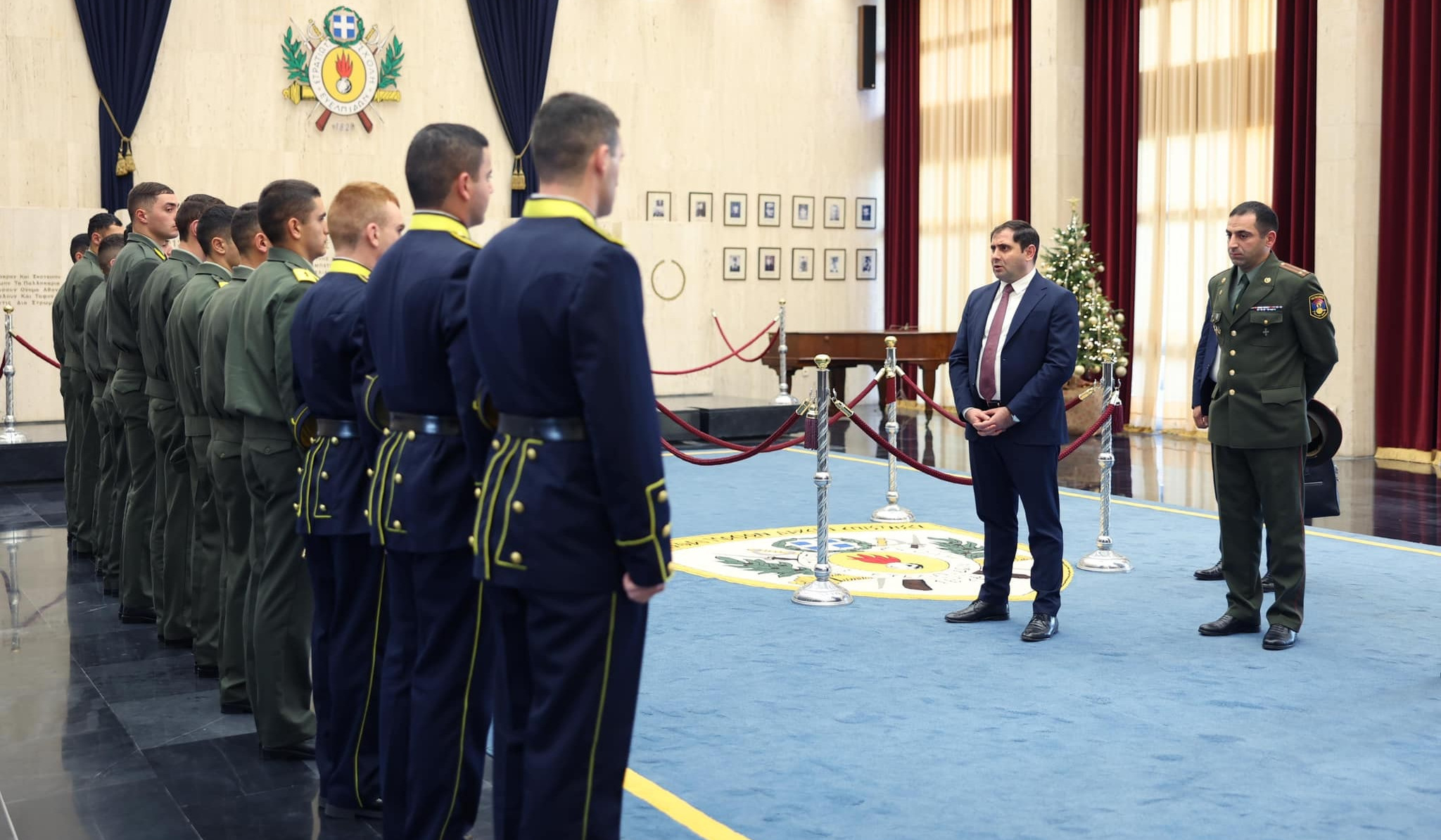 Սուրեն Պապիկյանն այցելել է Հունաստանի ցամաքային զորքերի ռազմական ակադեմիա