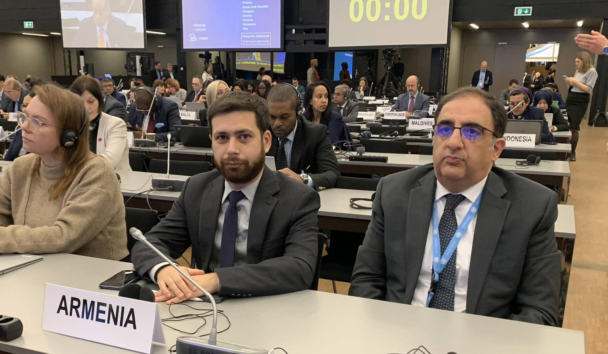 Deputy Foreign Minister of Armenia Vahan Kostanyan delivered remarks at Global Refugee Forum