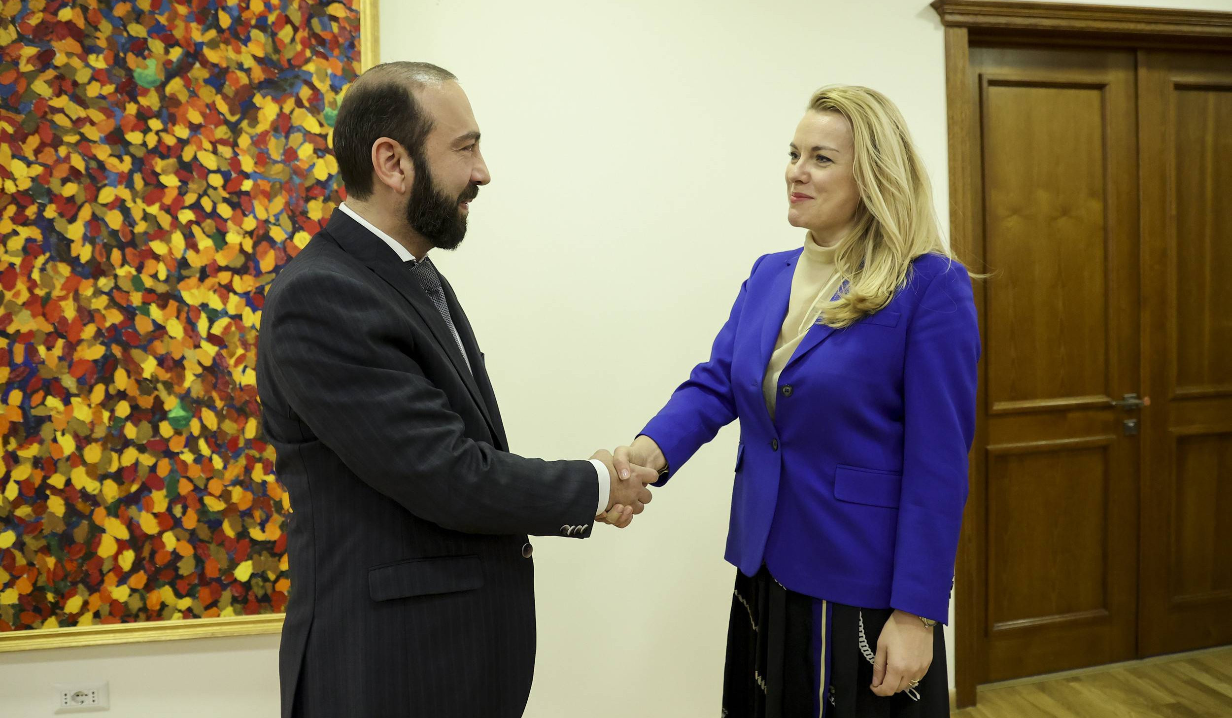 Ararat Mirzoyan və Tatyana Molçan “Sülh kəsişməsi” layihəsi haqqında fikir mübadiləsi aparıblar