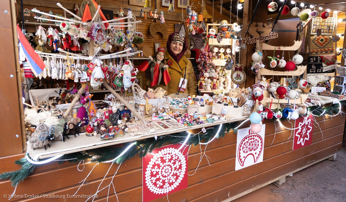 Ստրասբուրգում տեղի է ունեցել Սուրբ Ծննդյան տոնավաճառի հայկական տաղավարի բացումը