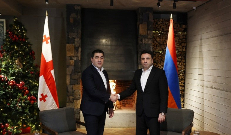 High level of Armenian-Georgian relations is one of important factors of ensuring security in South Caucasus, Alen Simonyan tells Speaker of Georgian Parliament