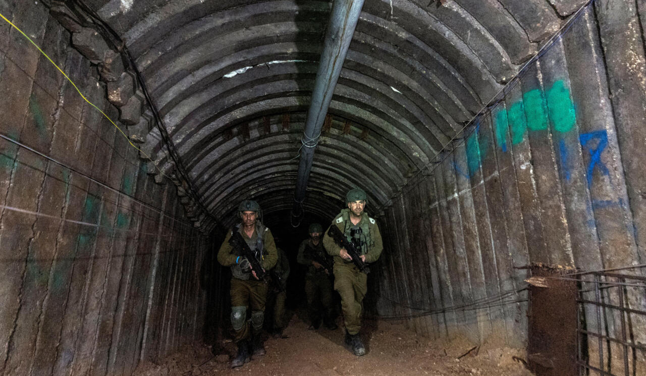 Իսրայելի բանակը հրապարակել է տեսանյութ՝ ցույց տալով ՀԱՄԱՍ-ի ստորգետնյա թունելները Գազայի հարավում