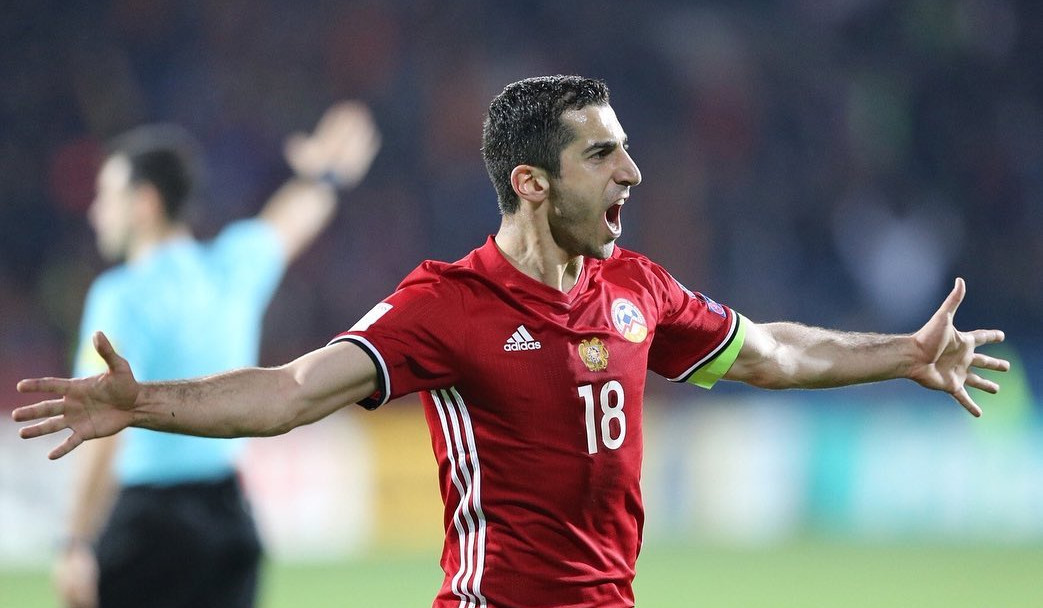 Mkhitaryan named 2023 Footballer of the Year, thanks Armenia for election