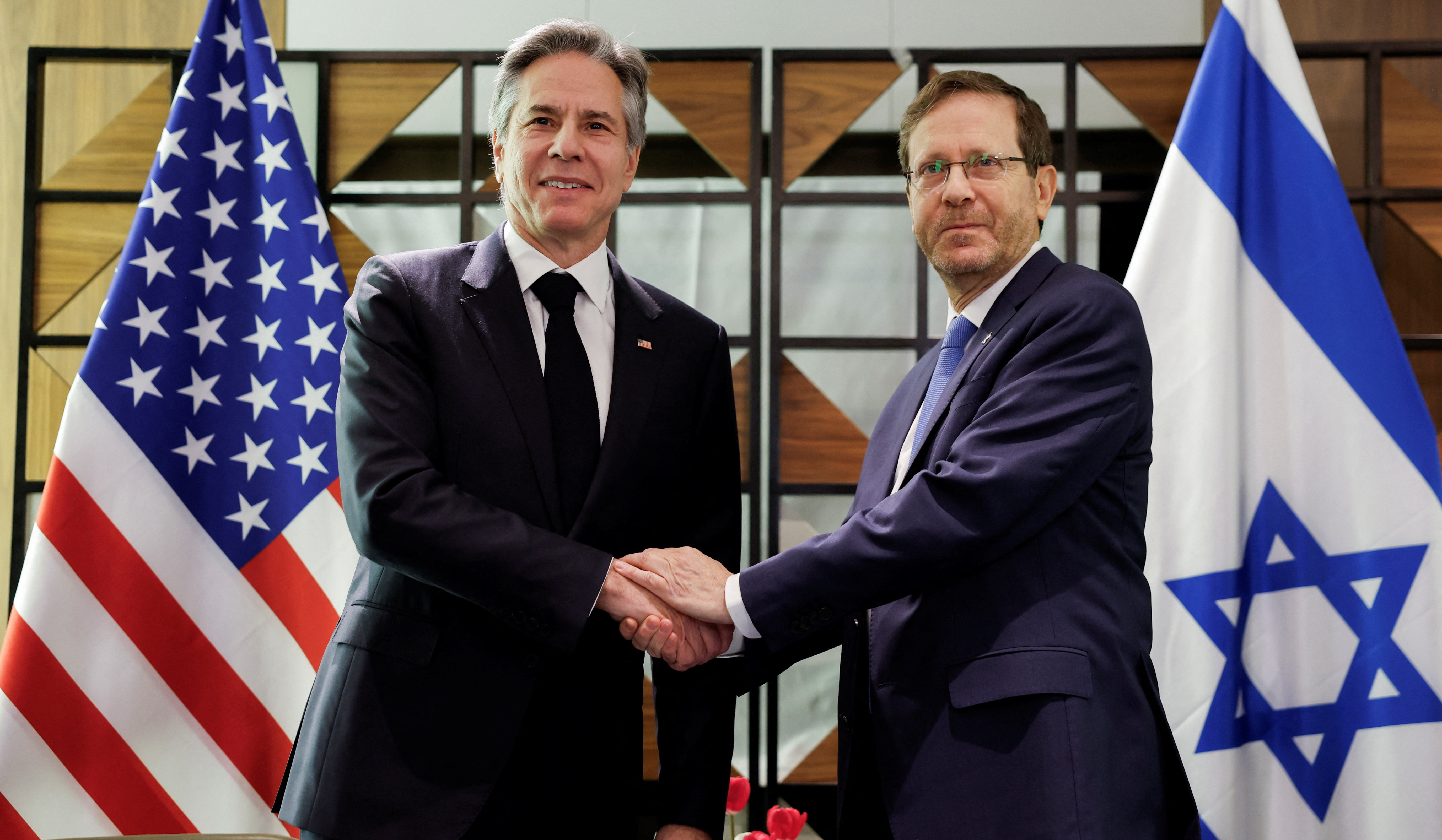 Բլինքենը Իսրայելում հանդիպել է Հերցոգի և Նեթանյահուի հետ