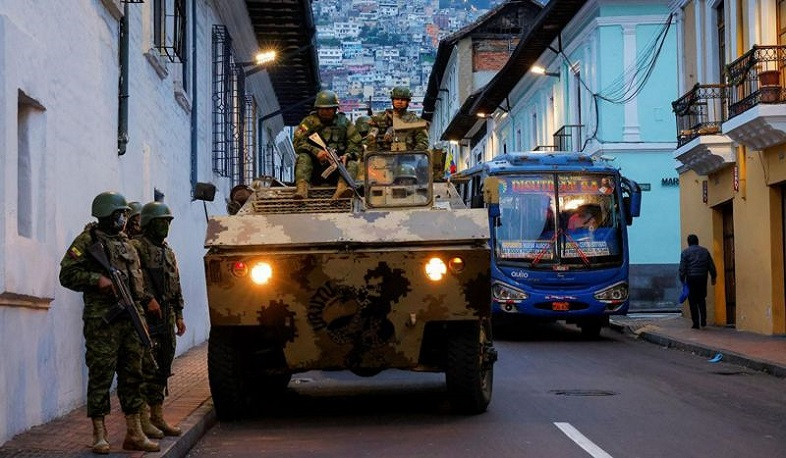 В Эквадоре начался внутренний вооруженный конфликт