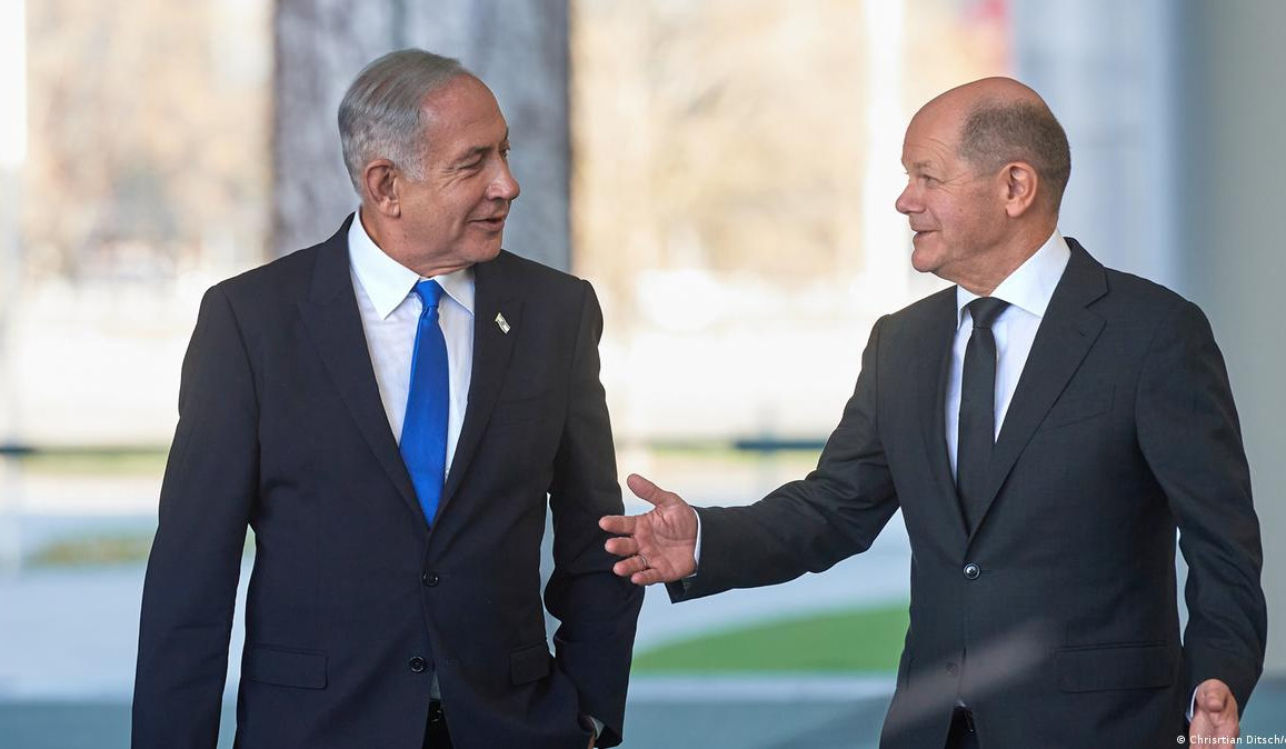 Нетаньяху поблагодарил Шольца за поддержку Израиля по иску ЮАР в Международном суде ООН