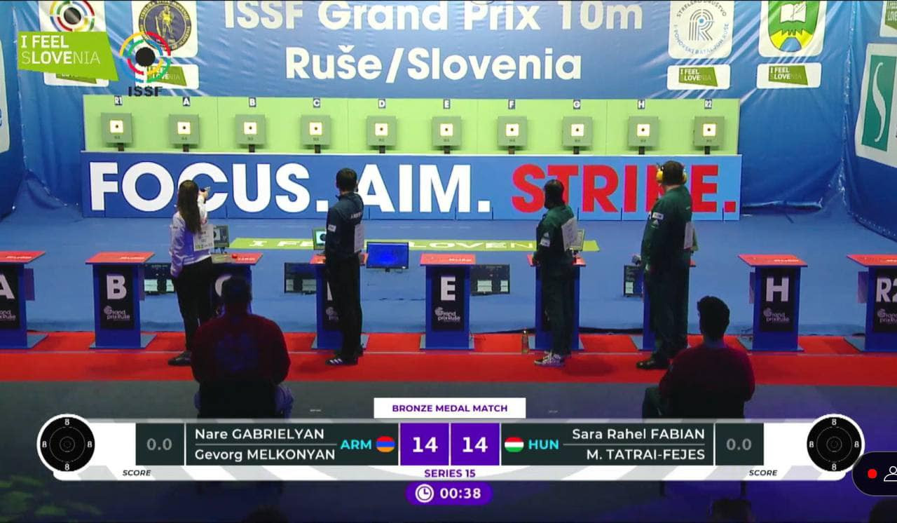 Հայաստանի հավաքականը ոսկե և բրոնզե մեդալներ է նվաճել ISSF Grand Prix2024 մրցաշարում