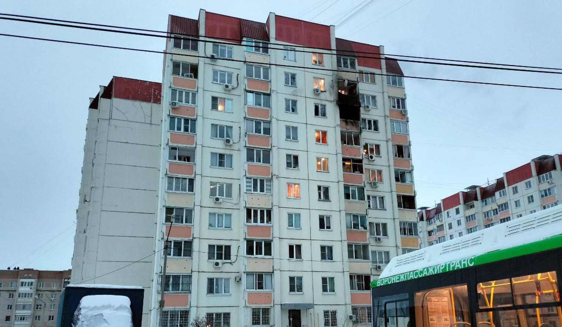 В Воронеже введен режим ЧС после атаки беспилотников ВСУ