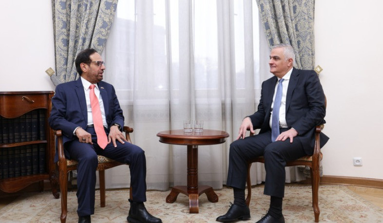 Mher Qriqoryan və Əli Əl-Nuaimi Ermənistan və BƏƏ arasında münasibətlərin inkişaf tendensiyalarının əhəmiyyətini vurğuladılar