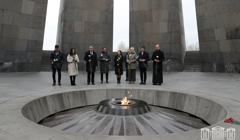 Delegation of National Council of Austria visits Tsitsernakaberd Memorial Complex
