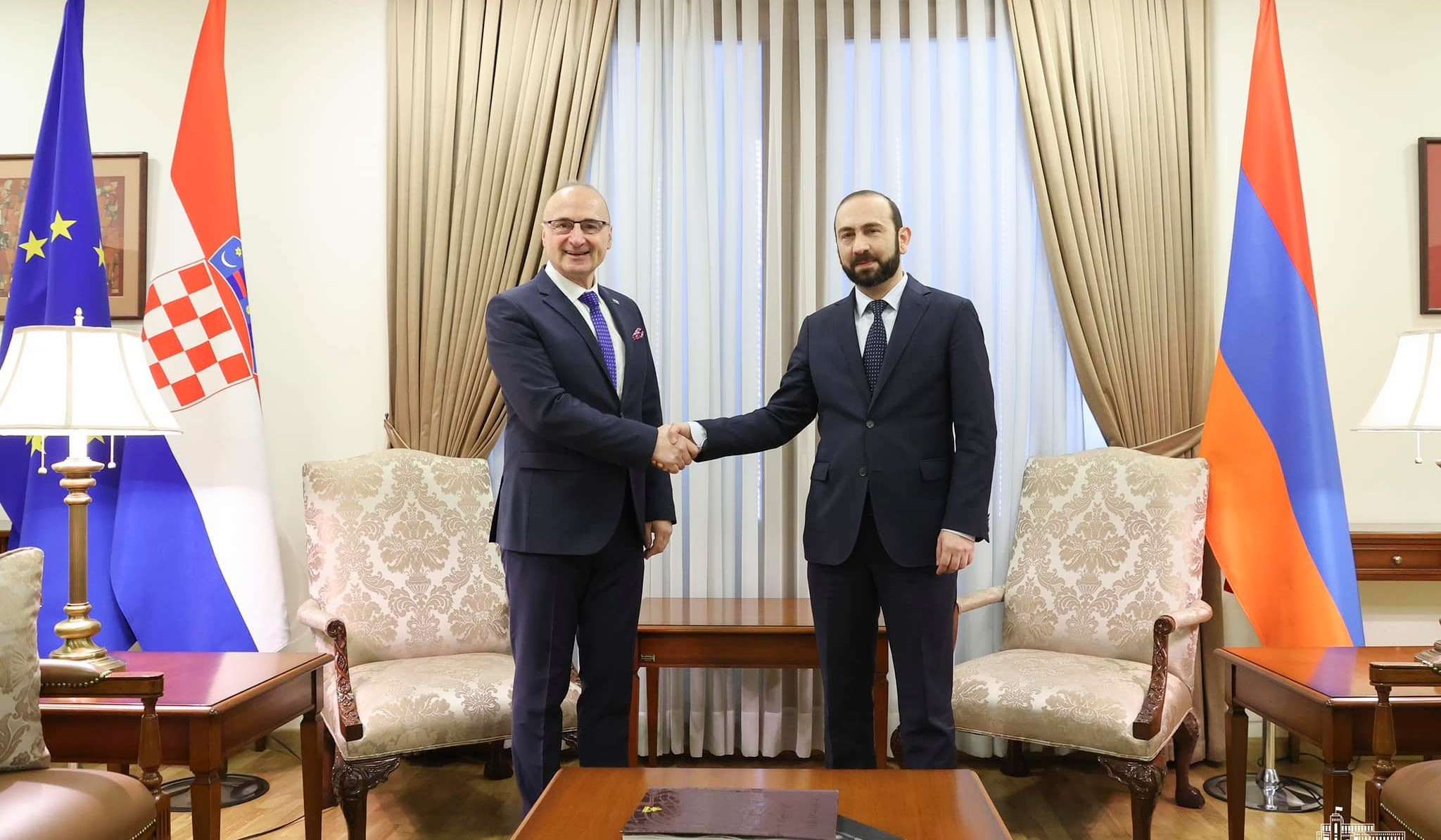 Ararat Mirzoyan to pay an official visit to Croatia on January 18-19