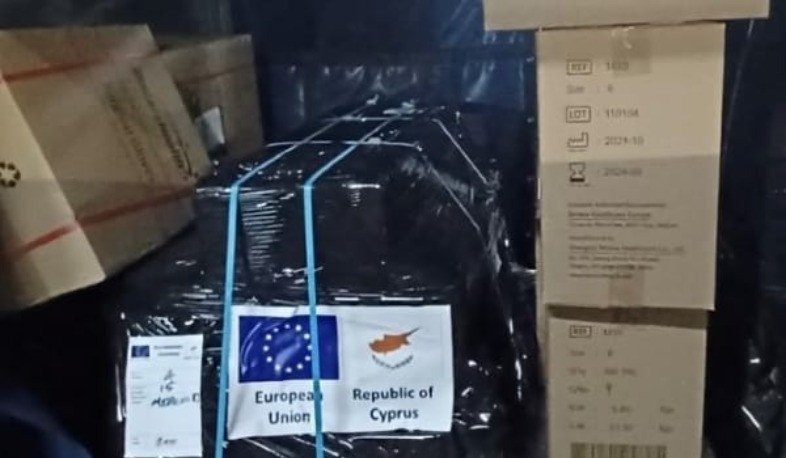 Cyprus sent 15,200 euros worth of medicines and medical materials to Armenia for treatment of those displaced from Nagorno-Karabakh