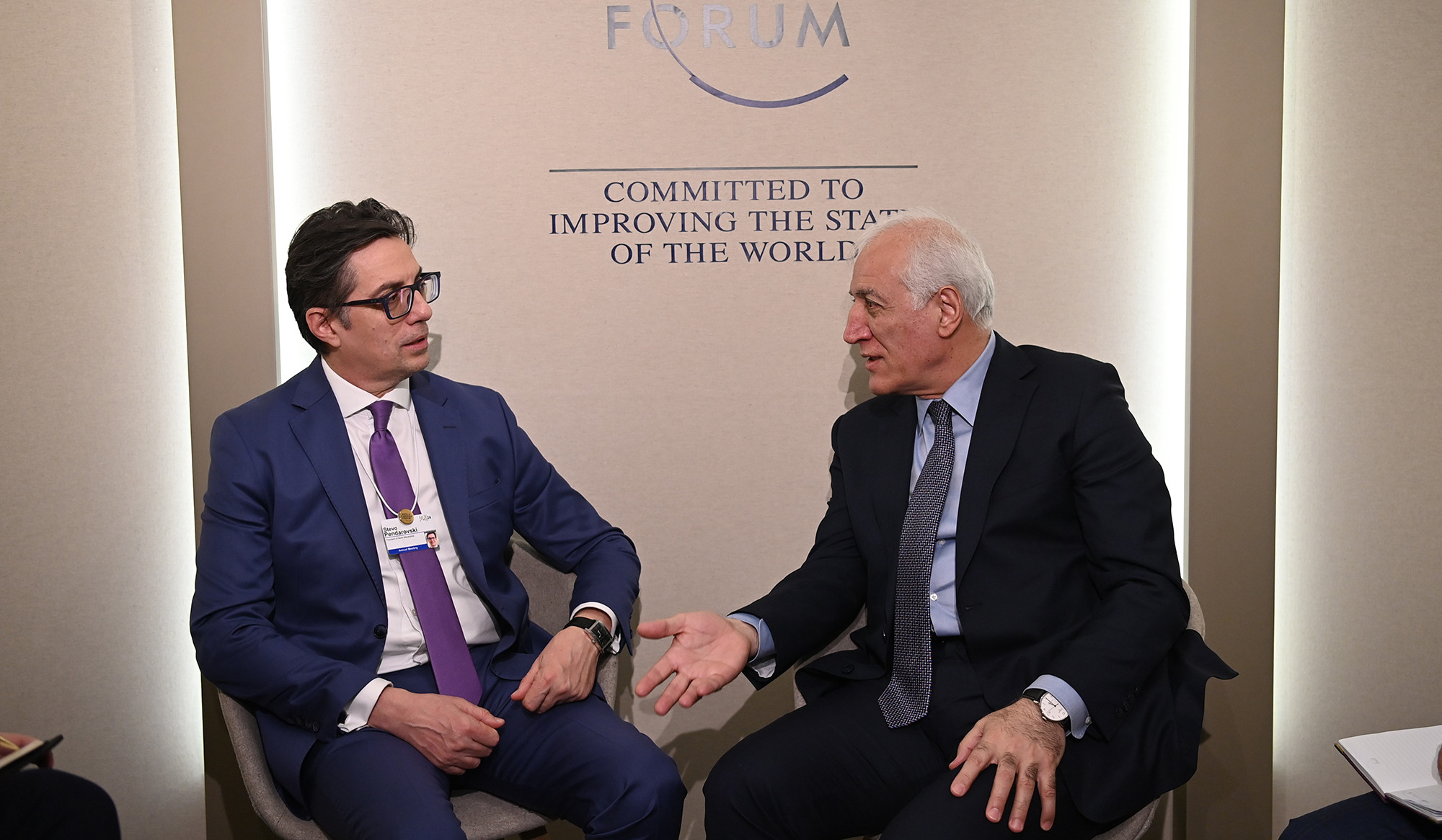 Վահագն Խաչատուրյանը Հյուսիսային Մակեդոնիայի նախագահի հետ հանդիպմանն անդրադարձել է տարածաշրջանային իրավիճակին