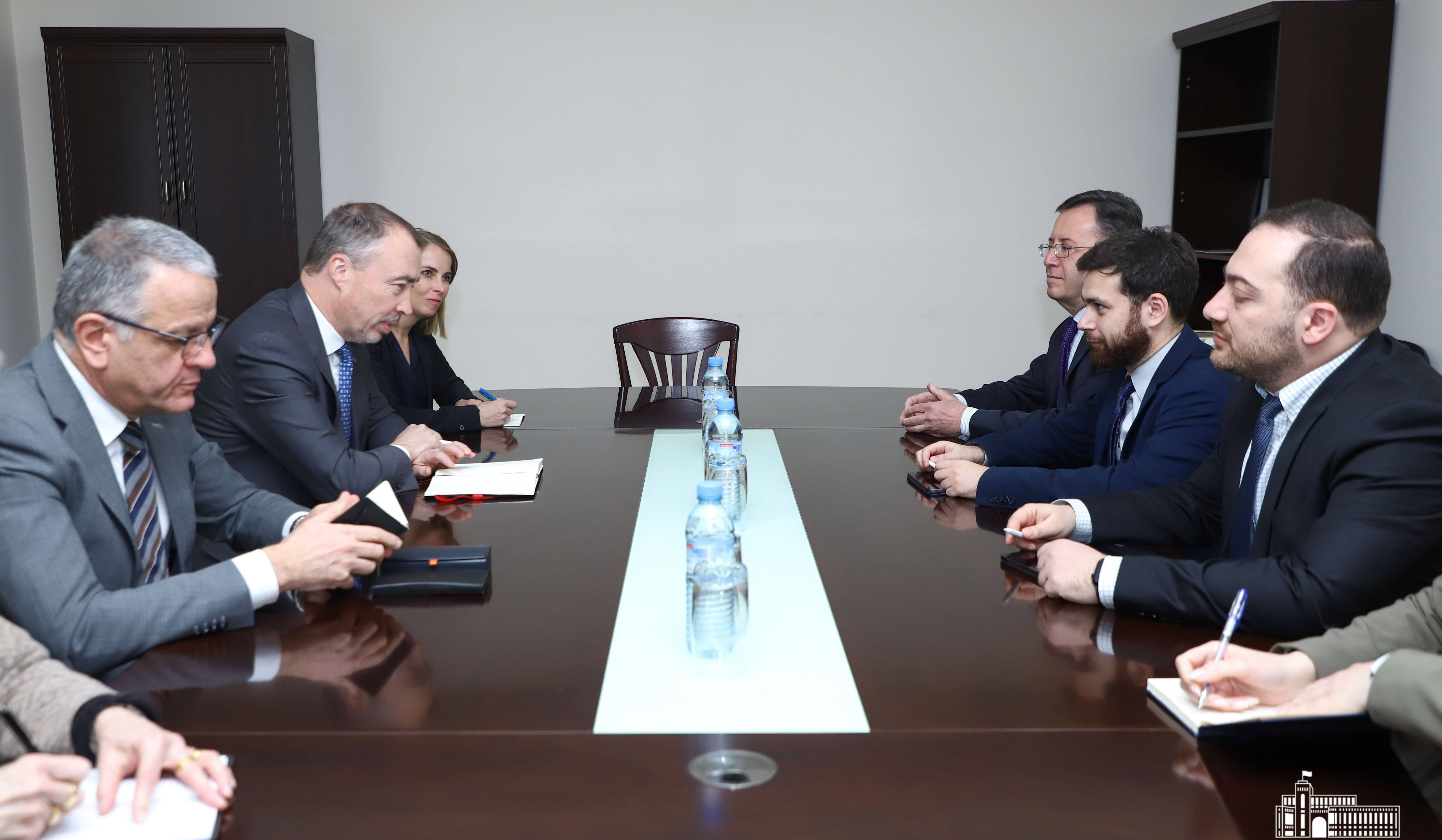 Meeting of Deputy Minister of Foreign Affairs of Armenia with delegation headed by EU Special Representative for South Caucasus and crisis in Georgia
