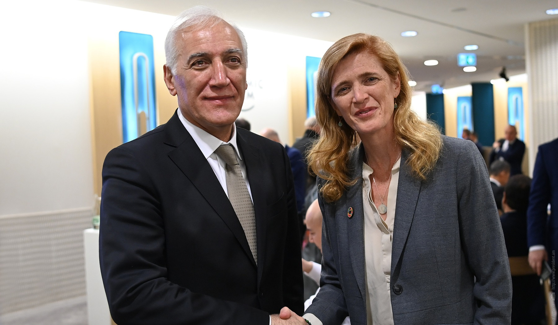Vahagn Khachaturyan and Samantha Power discussed general situation of South Caucasus region and existing humanitarian challenges