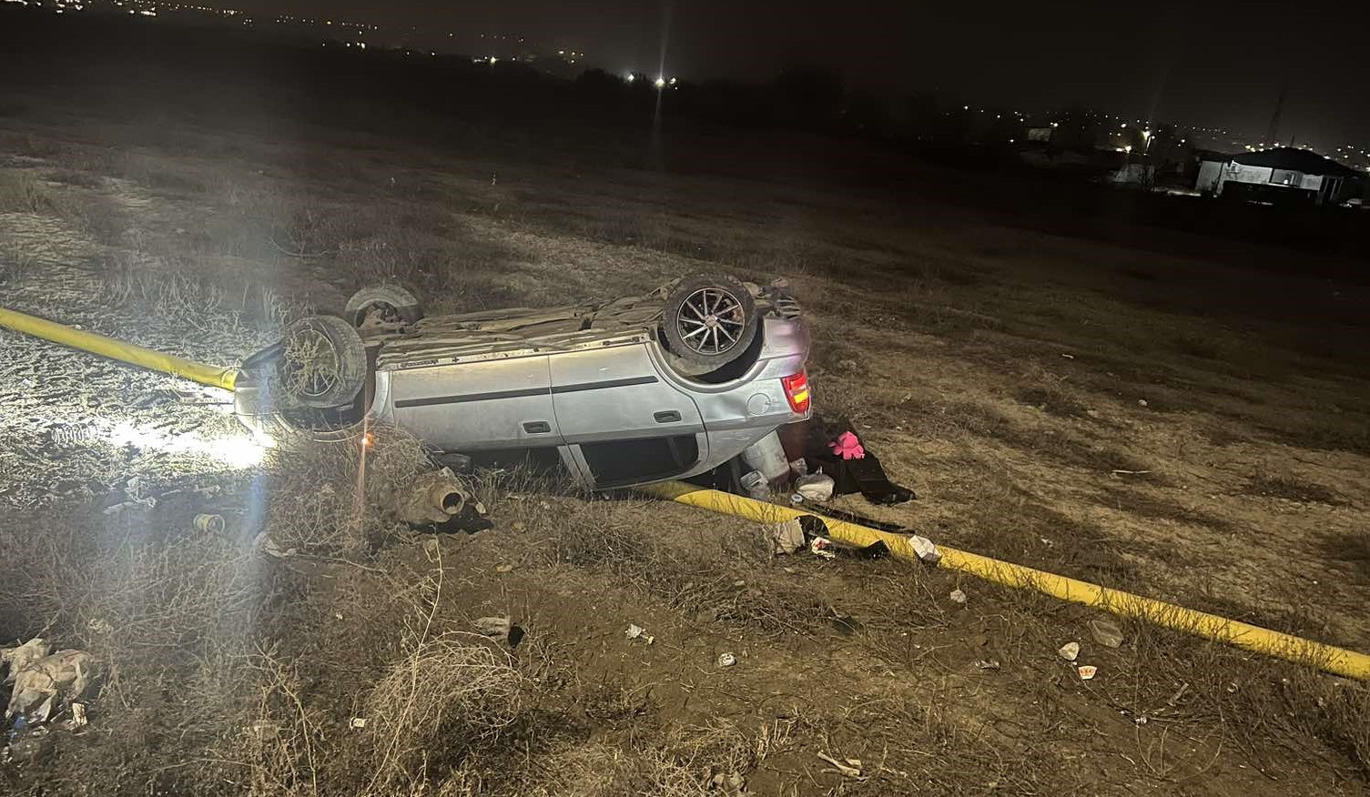 Վթար Երասխ-Երևան ճանապարհին. մեքենաներից մեկը հայտնվել է գազատար խողովակի վրա, կան հոսպիտալացվածներ