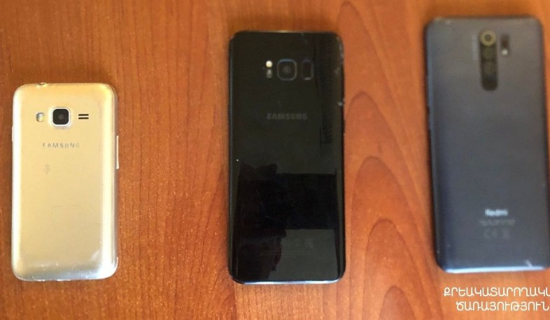 ՔԿՀ-ի ծառայողները կալանավորված անձանց մոտից թաքցված բջջային հեռախոսներ են հայտնաբերել