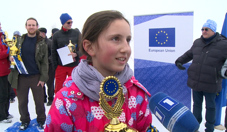 Первый лыжный марафон в Ашотцке