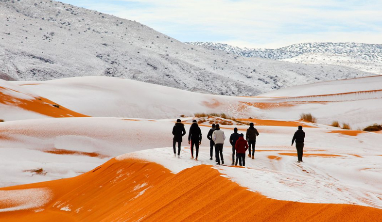 Снег в Сахаре