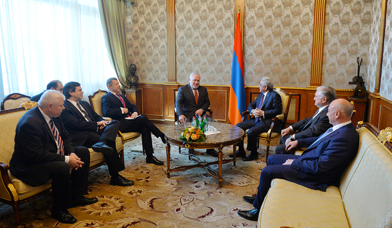 ՀՀ Նախագահն ընդունել է Մինսկի խմբի համանախագահներին