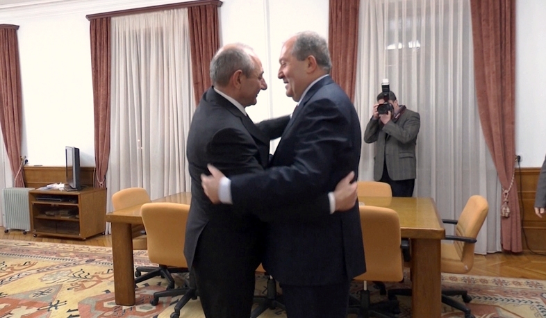 Արմեն Սարգսյանը հանդիպել է Արցախի նախագահին