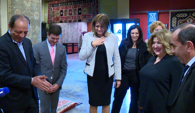 Ковер «Арцах» и Женгялов хац для первой леди Болгарии