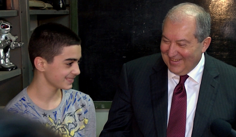 Armen Sargsyan: Educational conditions should be the best