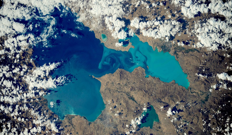 Озеро Ван из космоса