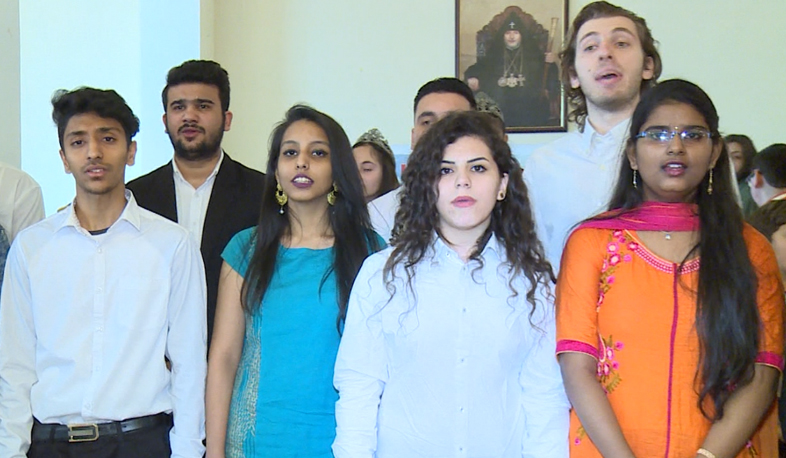 Day of Armenian Language outside Yerevan