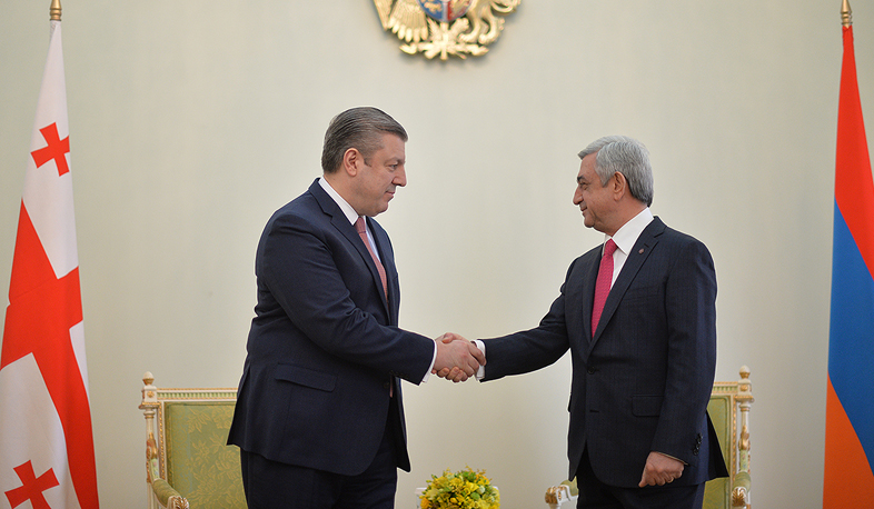 ՀՀ Նախագահն ընդունել է Վրաստանի վարչապետին