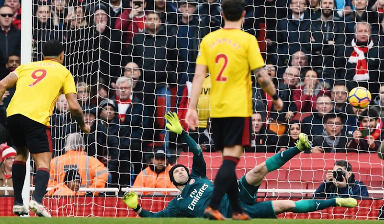 Первый гол Мхитаряна в составе «Арсенала»