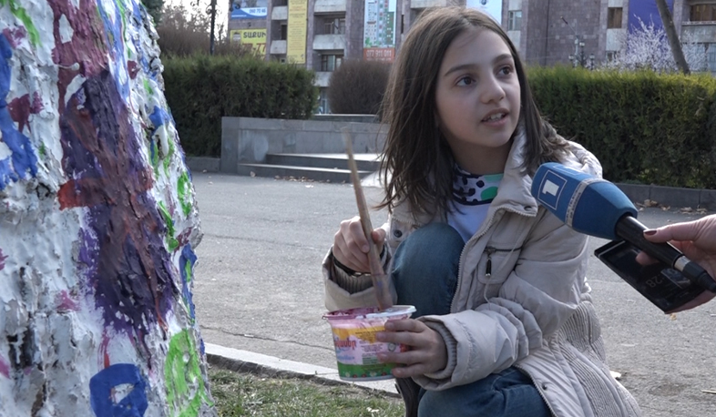 Գունազարդում են երեխաները