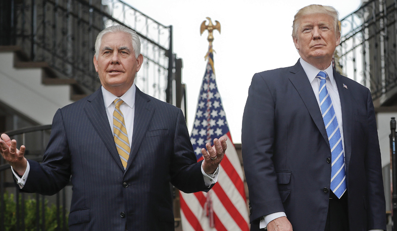 Թրամփ-Թիլերսոն գլխավոր հակասությունը Փհենյանի շուրջ զարգացումներն են