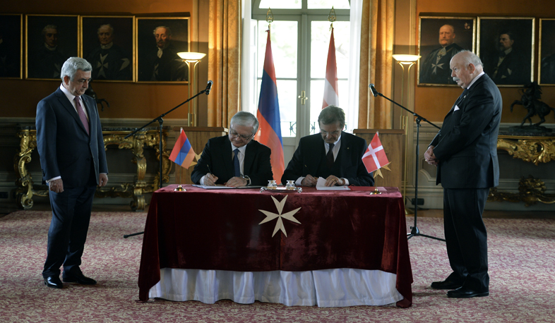 New agreement between Armenia and Sovereign Order of Malta