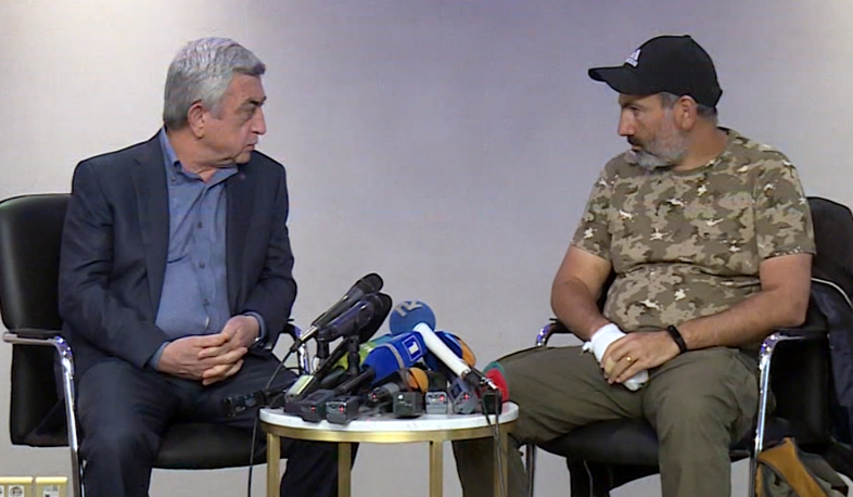 Սերժ Սարգսյան-Նիկոլ Փաշինյան հանդիպումը