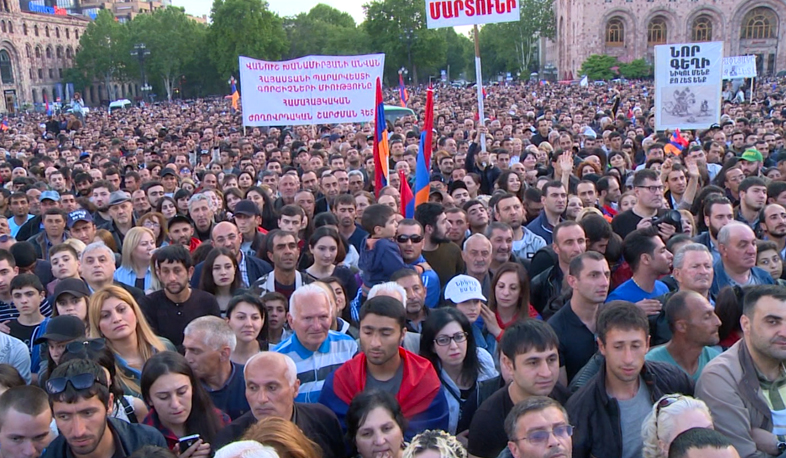 Հանրահավաք Հանրապետության հրապարակում