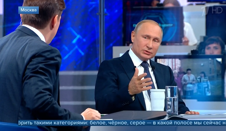 Putin answers citizens’ questions