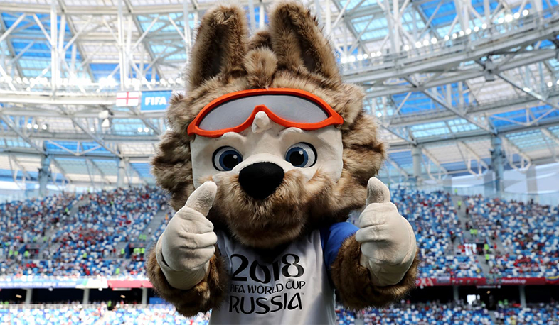 The mascot and symbols of Football World Cup