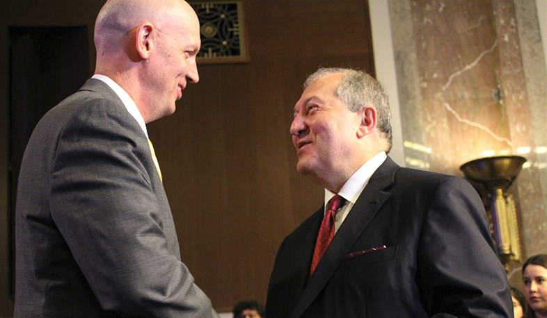 Armen Sarkissian visits Washington