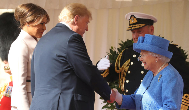 Դոնալդ Թրամփը և Անգլիայի թագուհին