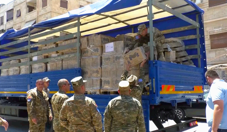 Armenia sends aid to Syria