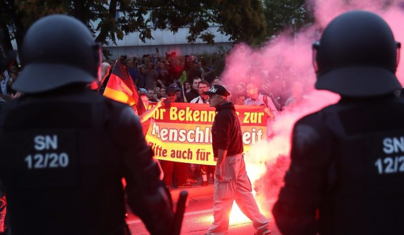 Столкновения в Германии